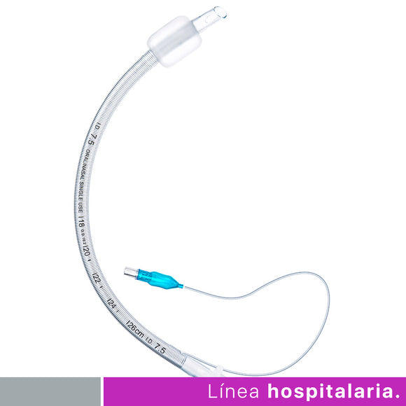 TUBO ENDOTRAQUEAL ALMA DE ACERO CON GLOBO