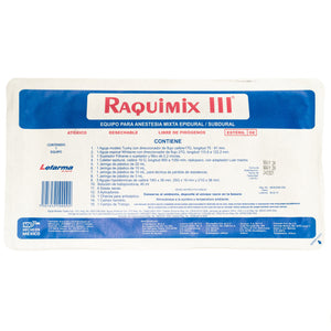 EQUIPO PARA ANESTESIA MIXTA, RAQUIMIX III SUPERLIFE